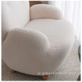 Boucle Fabric Child Chair Kids Sofa